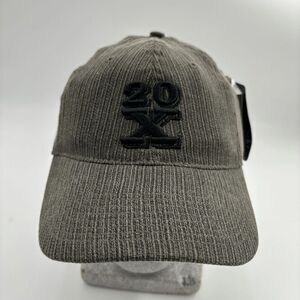 Wrangler Twenty X Hat Cap Strap Back Brown Mens Adjustable Cotton New With Tags